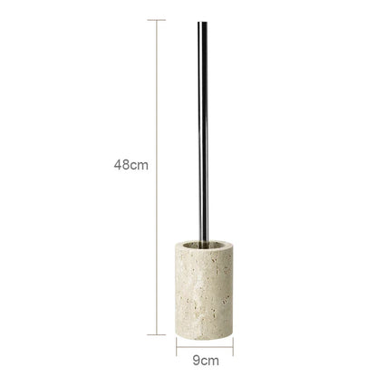 Beige Travertine Toilet Brush B