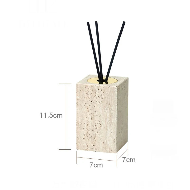 Beige Travertine Reed Diffuser A