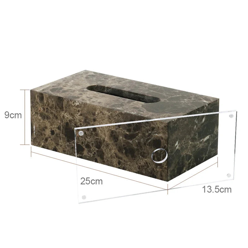 Emperador Tissue Box B