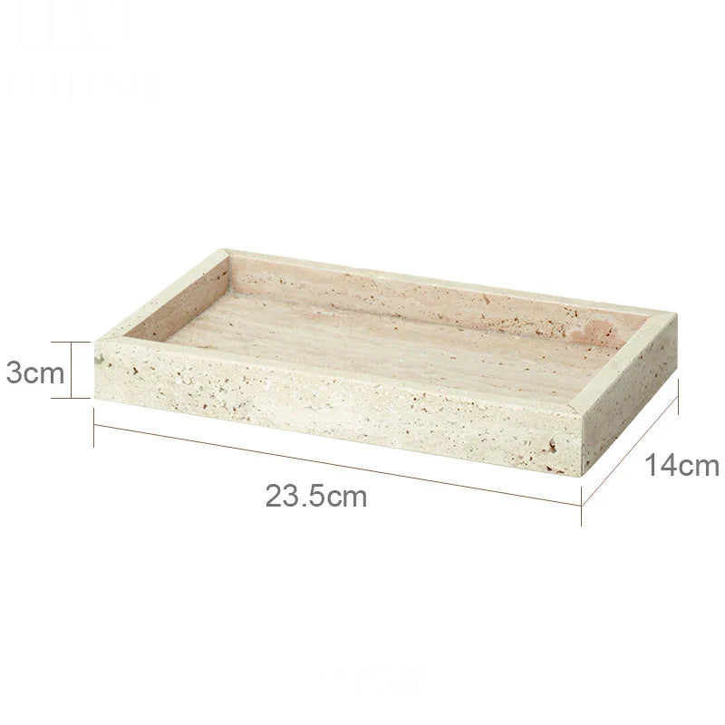 Beige Travertine Tray B
