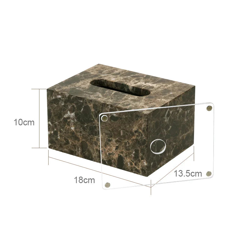 Emperador Tissue Box A
