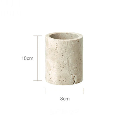 Beige Travertine Cup B