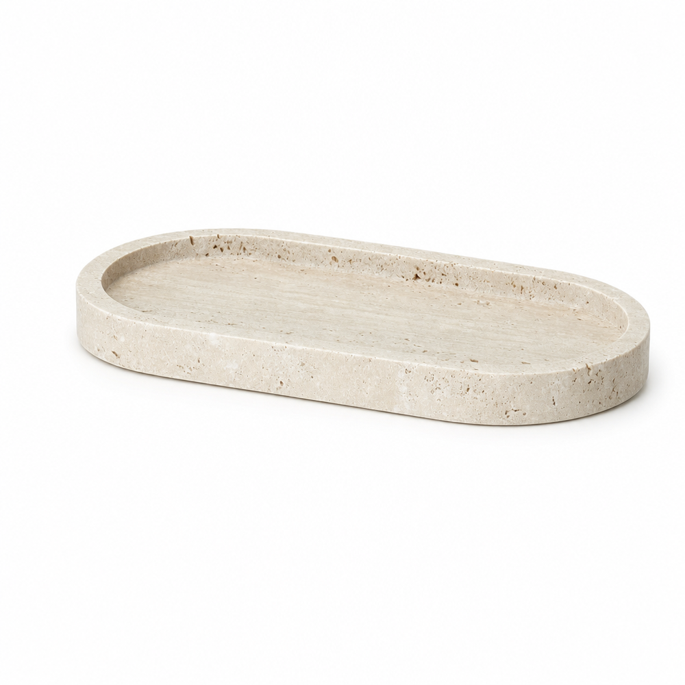 Beige Travertine Tray