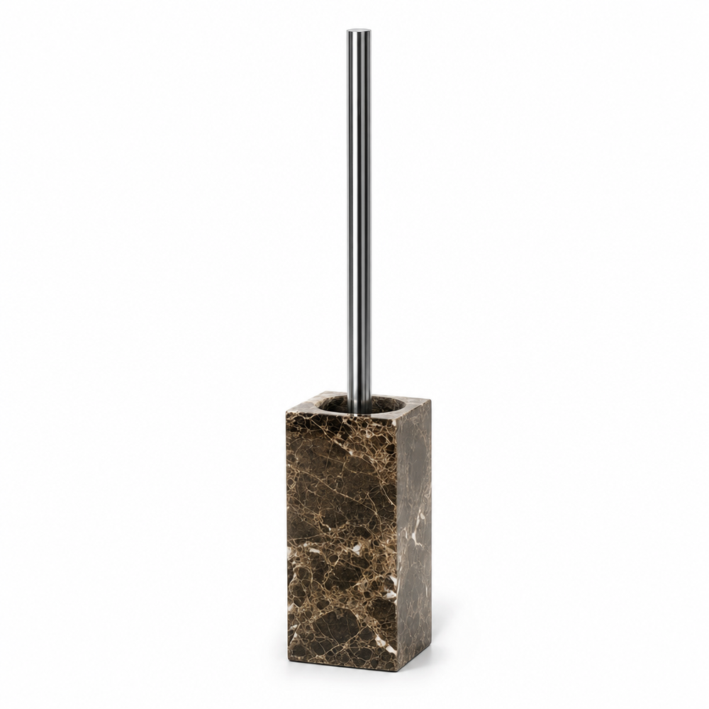 Emperador Dark Marble Toilet Brush