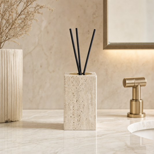 Beige Travertine Reed Diffuser