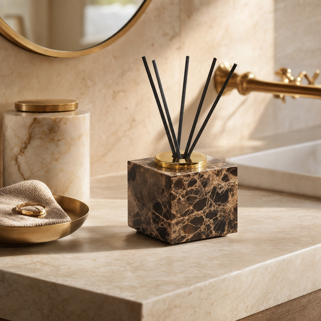 Emperador Dark Marble Reed Diffuser